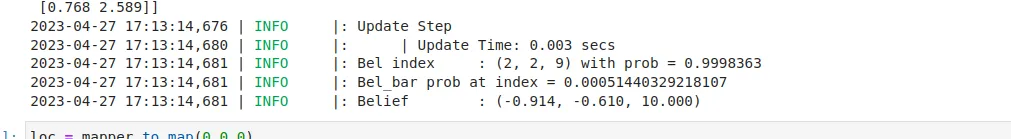 Console output