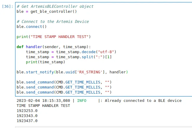 The python notifier