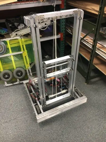 Elevator bot from the front
